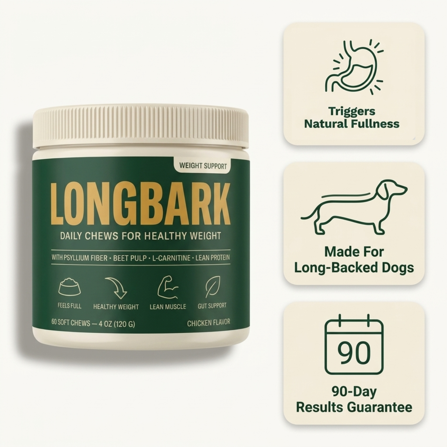 LongBark Healthy Weight Support Chews